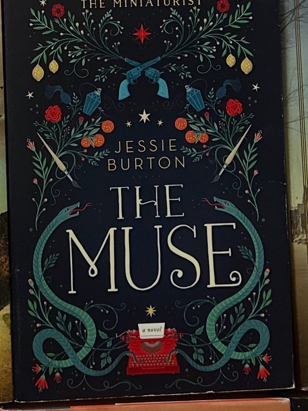 The Muse by Jessie Burton — Navy Decorative Hardcover